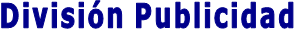 División Publicidad